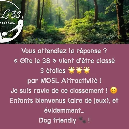 Le 38 à Goetzenbruck, Chez Barbara, 53m2 Apartment